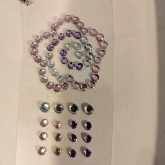 Cell Phone Dress Up Kit Charms Fairy Heart Rhinestone Stickers Holder 3x5 inch - Picture 3 of 15